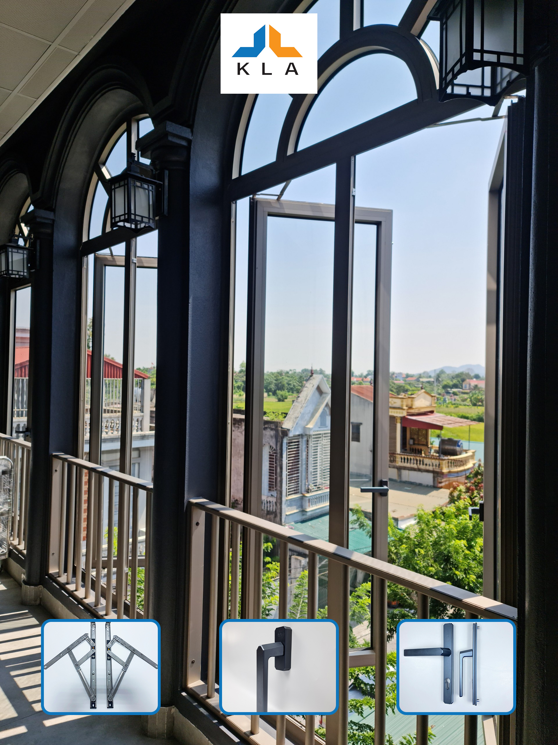 Dự án Biệt Thự sử dụng phụ kiện KLA tại Hoằng Hóa - Thanh Hóa